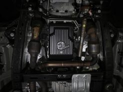 aFe 17-24 Ford F-150 10R60/10R80 Pro Series Rear Transmission Pan Black w/ Machined Fins - Image 7