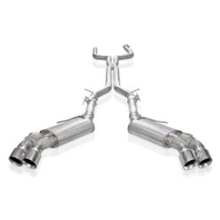 Alternative view of Stainless Works 2016+ Chevy Camaro SS 6.2L 3in Redline Catback w/AFM Valve NPP Valve 4in Quad Tips
