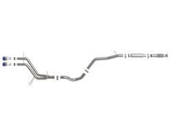 aFe Takeda 2-1/2in to 3in SS-304 Cat-Back Exhaust w/ Blue Flame Tips 13-17 Hyundai Veloster L4-1.6L - Image 5