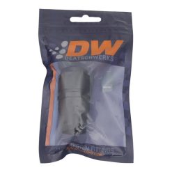 Alternative view of DeatschWerks 10AN Female Swivel Straight Hose End PTFE (Incl 1 Olive Insert) - Anodized Matte Black