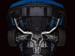 AWE 2024 Ford Mustang GT Fastback S650 RWD Track Edition Catback Exhaust w/ Dual Diamond Black Tips - Image 14
