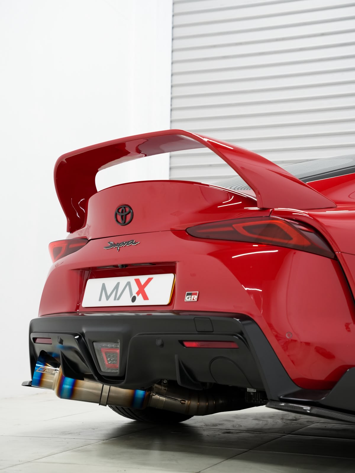 Boost Logic A90 Supra Teardrop Single 4” titanium exhaust