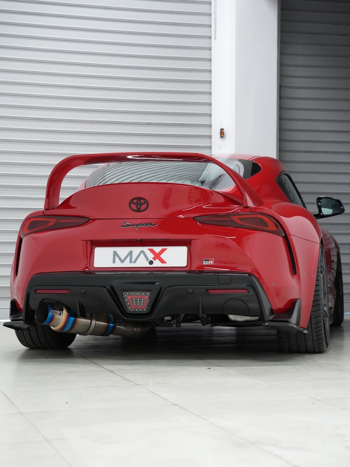 Boost Logic A90 Supra Teardrop Single 4” titanium exhaust - Image 5