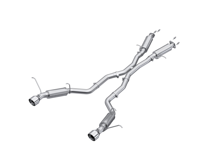 MBRP 2012+ Jeep Grand Cherokee SRT 6.4L 3in Dual Rear Exit Aluminized Catback Exhaust - T304 Tips - Image 2