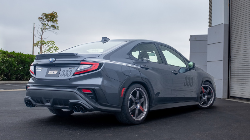Borla 2022 Subaru WRX 2.4L Turbo AT/MT AWD S-Type Catback Exhaust CB Tips - Image 2