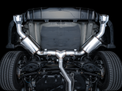 AWE Tuning 22+ Honda Civic Si/Acura Integra Touring Edition Catback Exhaust - Dual Chrome Silver Tip - Image 3