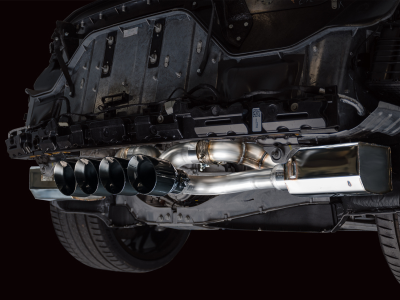 AWE 2023 C8 Corvette Z06 SwitchPath Cat-Back Exhaust - Diamond Black Tips - Image 7