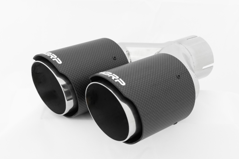 MBRP Universal Carbon Fiber Dual Tip 3.5in OD/2.5in Inlet - Image 2