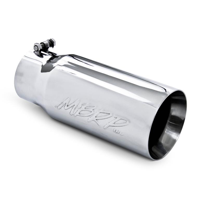 MBRP Universal Tip 5 O.D. Dual Wall Straight 4 inlet 12 length - Image 3