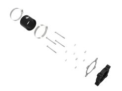 Alternative view of aFe 15-19 Subaru Outback H4 2.5L Silver Bullet Throttle Body Spacer
