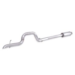Stainless Works 2018+ Jeep Wrangler JL 304SS Factory Connect 2.5in Cat Back Dump Exhaust System - Image 3
