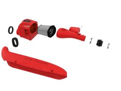 Alternative view of aFe 16-23 Toyota Tacoma V6 3.5L Momentum GT Red Edition Cold Air Intake System w/ Pro DRY S Filter