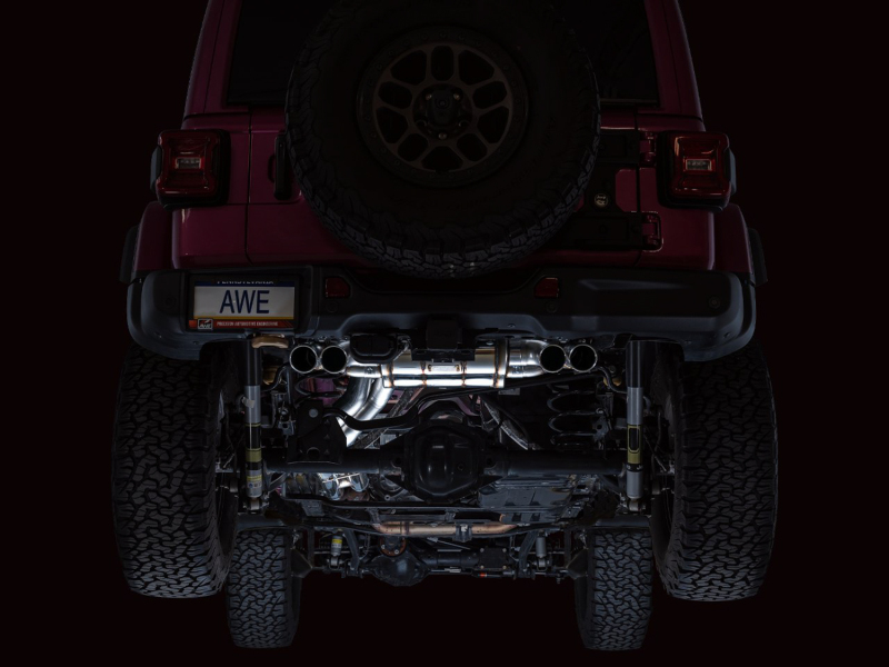 AWE 21+ Wrangler 392 Switchpath Cat-Back Exhaust- Quad BashGuards - Image 20