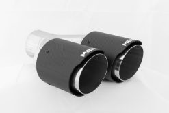 Alternative view of MBRP Universal Carbon Fiber Dual Tip 3.5in OD/2.5in Inlet