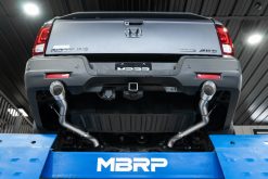 MBRP 21-22 Honda Ridgeline T304 Stainless Steel 2.5in Cat-Back - Dual Split Rear Exit - Image 4