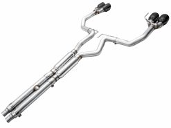 AWE 2024 Ford Mustang Dark Horse S650 RWD Track Edition Catback Exhaust w/ Quad Diamond Black Tips - Image 8
