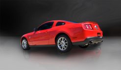 Corsa 11-13 Ford Mustang 3.7L V6 Black Sport Axle-Back Dual Rear Exhaust - Image 5