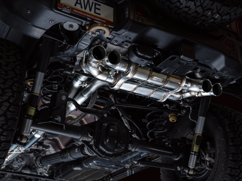 AWE 21+ Wrangler 392 Switchpath Cat-Back Exhaust- Quad BashGuards - Image 21