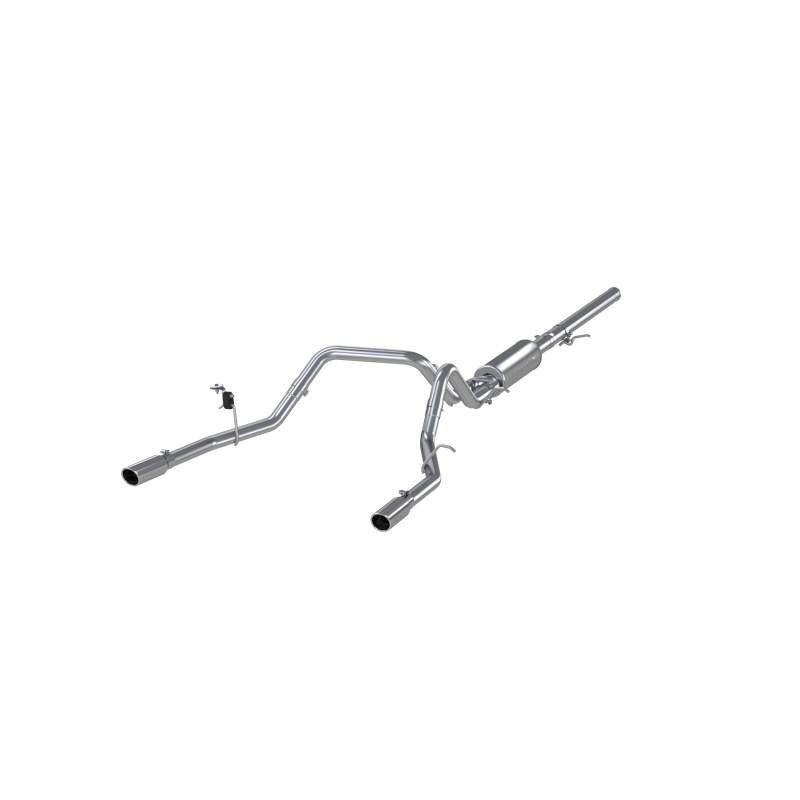 MBRP 14 Chevy/GMC 1500 Silverado/Sierra 4.3L V6/5.3L V8 Dual Split Rear T409 3in Cat Back Exhaust - Image 2