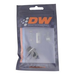Alternative view of DeatschWerks 6AN Male Flare to M12 X 1.5 Male Metric Adapter (Incl Washer) - Anodized Matte Black