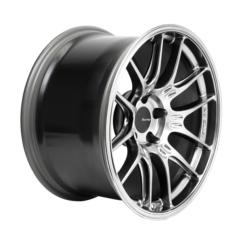 Enkei GTC02 18x10.5 5x114.3 15mm Offset 75mm Bore Hyper Silver Wheel - Image 2