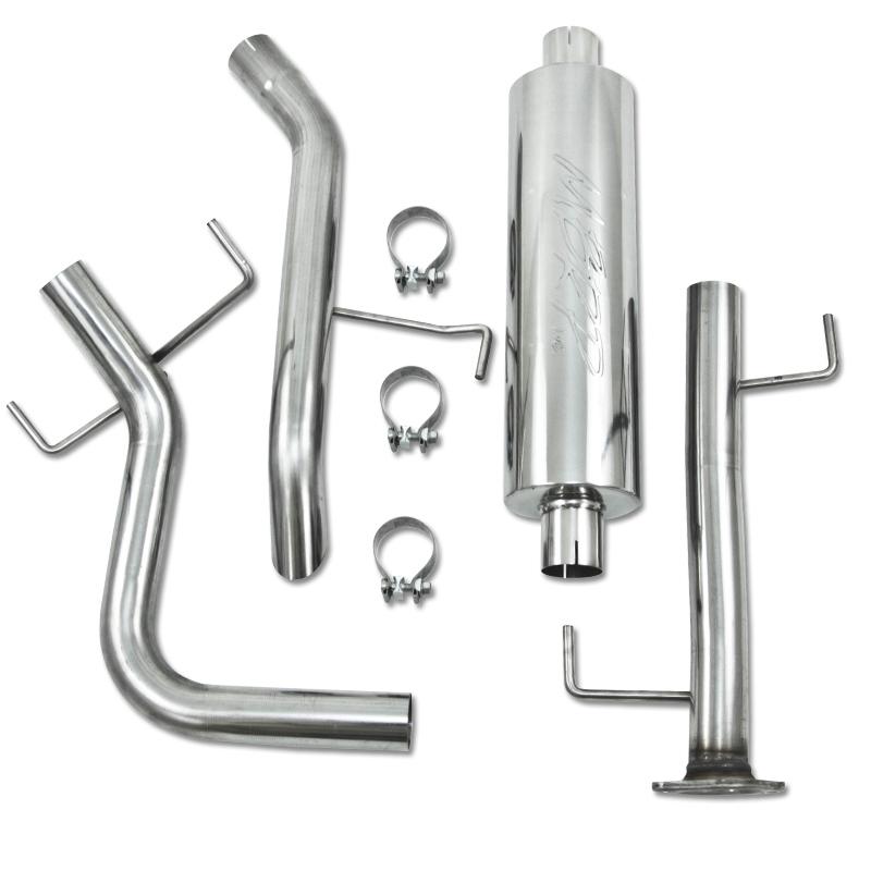 MBRP 2007-2009 Toyota FJ 4.0L V6 Cat Back Single Rear Exit Off-Road Tail No tip - Image 5