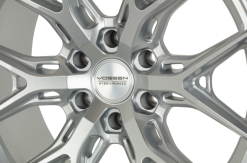 Vossen HF6-4 20x9.5 / 6x135 / ET15 / 87.1 - Satin Silver Wheel - Image 2