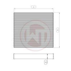 Wagner Tuning 240x251x52mm Radiator Core