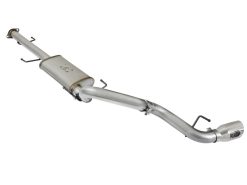 Alternative view of aFe MACH Force Xp 3in SS Cat-Back Single Side Exit Exhaust w/Polished Tips 07-14 Toyota FJ Cruiser