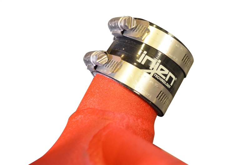 Injen 18-20 Kia Stinger 3.3L Twin Turbo Wrinkle Red Short Ram Air Intake - Image 9