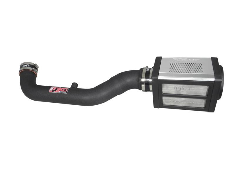 Injen 05-19 Nissan Frontier 4.L V6 w/ Power Box Wrinkle Black Power-Flow Air Intake Syst - Image 2