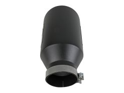 aFe Power Universal 5in Inlet 8in Outet MACH Force-XP Clamp-On Exhaust Tip - Black - Image 4