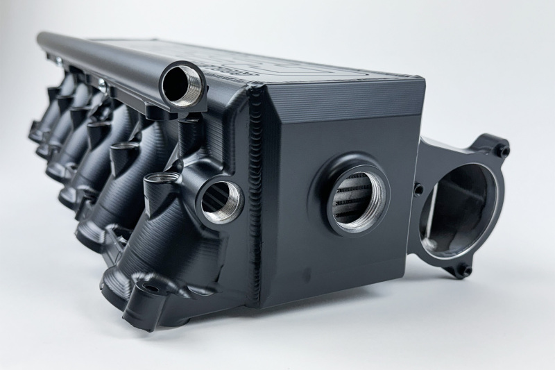 CSF Gen 2 B58 Race X Charge-Air-Cooler Manifold - Thermal Black Finish - Image 3