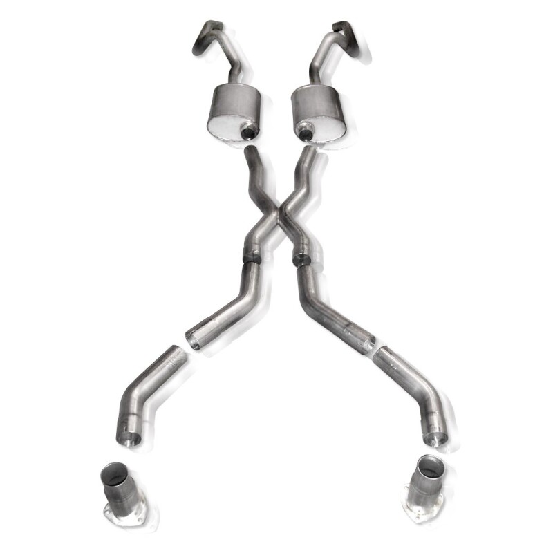 Stainless Works Chevy Camaro 1967-69 Exhaust 2.5in X-Pipe - Image 2