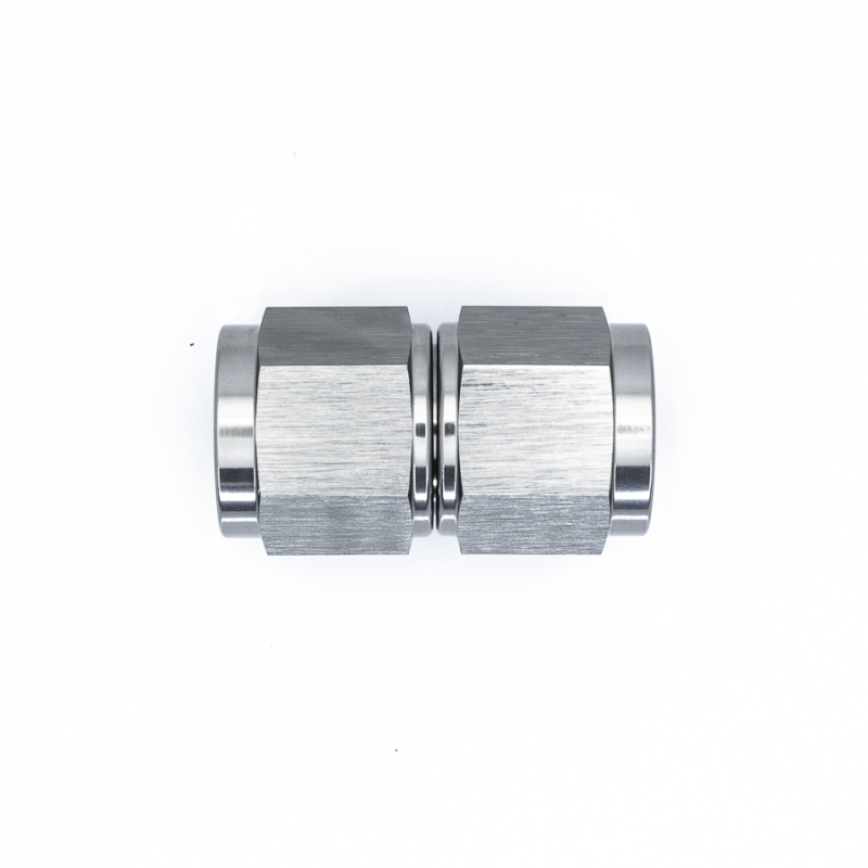 DeatschWerks 8AN Female Flare To 8AN Flare Female Swivel - Anodized Titanium - Image 3
