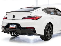 AWE Tuning 2024 Acura Integra Type S DE5 FWD Touring Edition Exhaust w/ Triple Chrome Silver Tips - Image 9