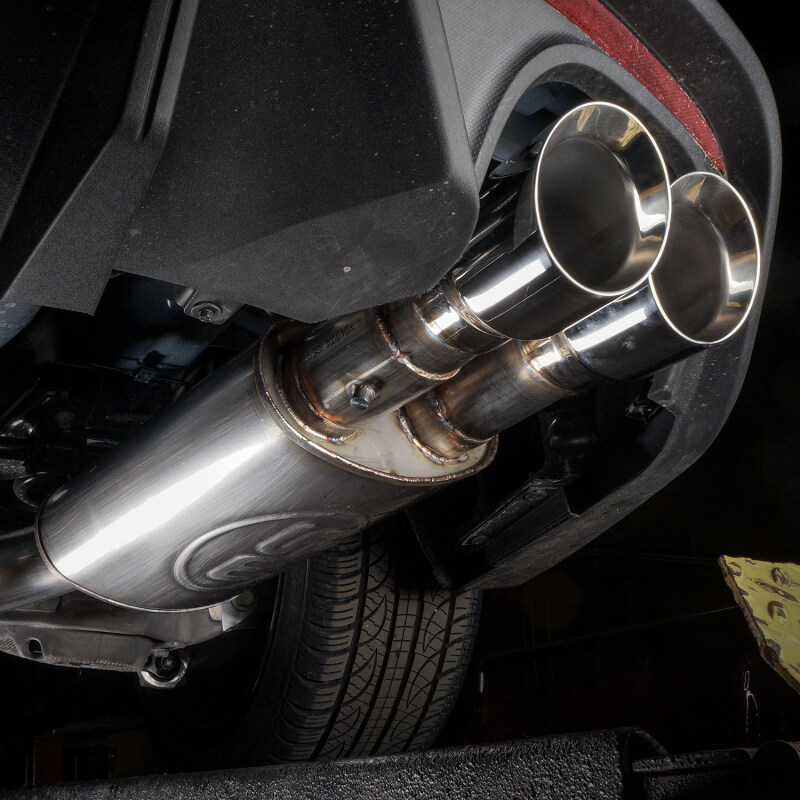 Stainless Works 2018+ Ford Mustang GT 3in Redline Series Catback H-Pipe w/Active Valves & Quad Tips - Image 8