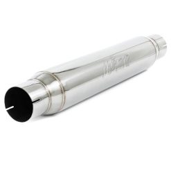 MBRP Universal Resonator 2.5in inlet/outlet 16in body 20in overall T304 - Image 6