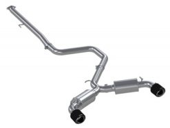 Alternative view of MBRP 2019+ Hyundai Veloster N 2.0L Turbo 3in Cat Back - T304 Stainless - Carbon Fiber Tip