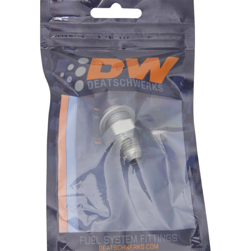 DeatschWerks 6AN Male Flare to M16 X 1.5 Male Metric Adapter (Incl. Crush Washer) - Titanium - Image 2