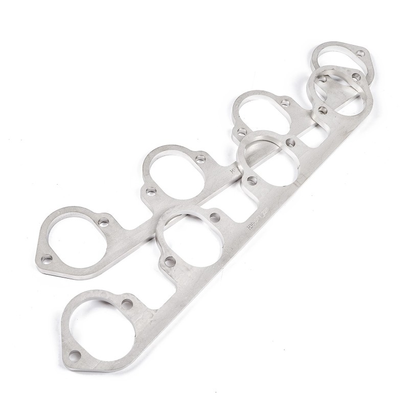 Stainless Works Big Block Ford Flat Tall Oval Port Header 304SS Exhaust Flanges 2-1/4in Primaries - Image 2