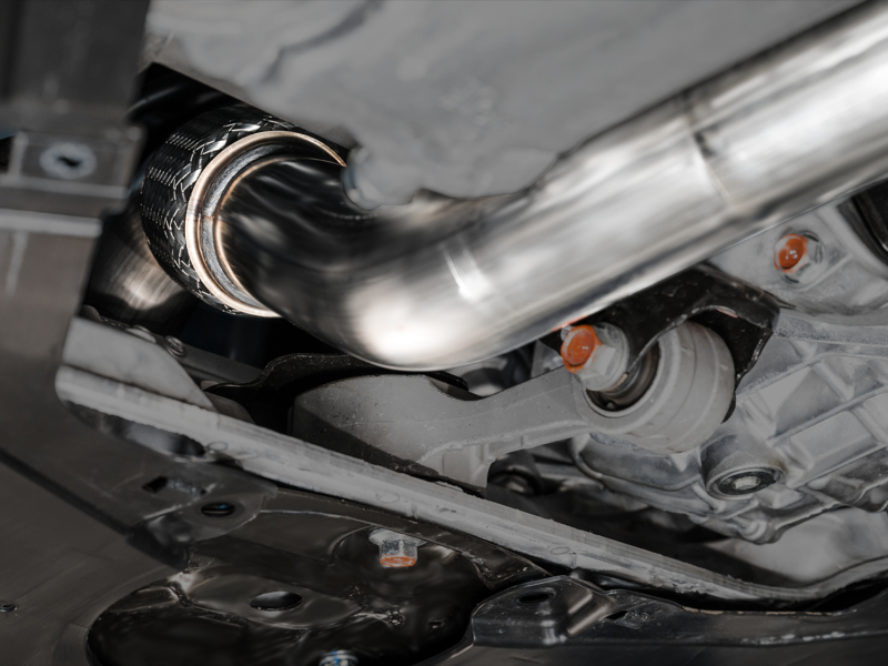AWE Tuning 2024 Acura Integra Type S DE5 FWD Track Edition Exhaust w/ Triple Diamond Black Tips - Image 4