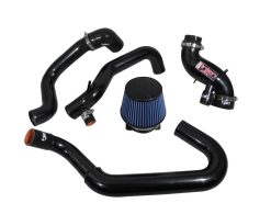Alternative view of Injen 03-06 Evo 8/9/MR Cast Aluminum Intake System w/ Full Intercooler Piping Black Short Ram Intake