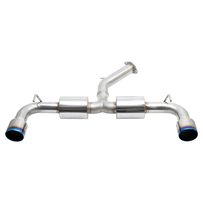 Injen 19-22 Hyundai Veloster N L4 2.0L Turbo Performance SS Axle Back Exhaust System - Burnt Ti Tips - Image 5