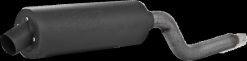 MBRP 09-17 Arctic Cat 500 / 09-15 Arctic Cat 550 Slip-On Exhaust System w/Sport Muffler