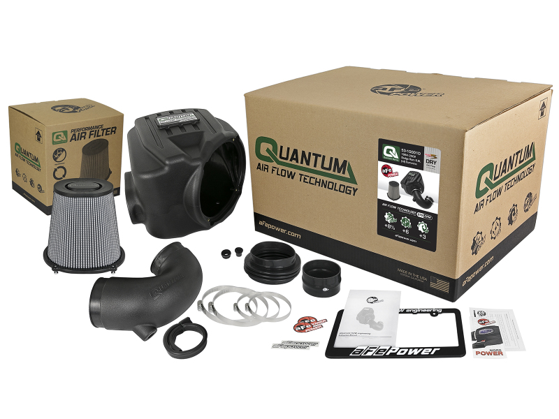 aFe Quantum Pro DRY S Cold Air Intake System 94-02 Dodge Cummins L6-5.9L - Dry - Image 7