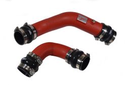 Injen 17-19 Honda Civic Type-R Aluminum Intercooler Piping Kit - Wrinkle Red - Image 2