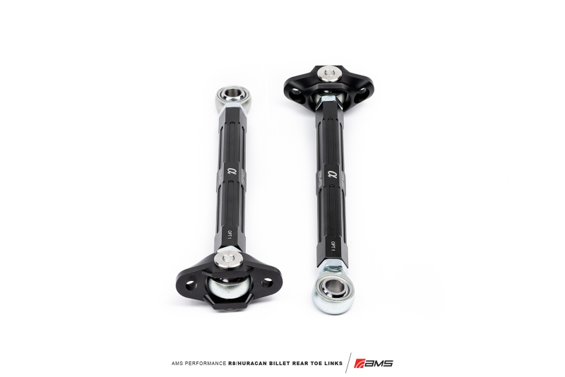 AMS Performance 2017+ Audi R8 RWD/AWD / 2015+ Lamborghini Huracan RWD Only Billet Rear Toe Links - Image 6