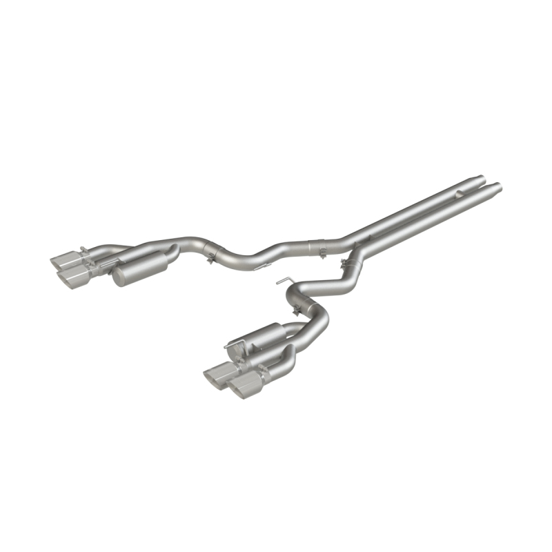 MBRP 18-19 Ford Mustang GT 5.0 3in Cat Back Quad Tip Race Version - T304 - Image 2