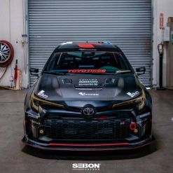 Seibon 2023 Toyota GR Corolla VS-Style Double-Sided Carbon Hood  - Gloss Finish - Image 7